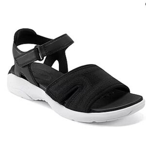 NIB Women's Size 8 M Black Easy Spirit Tayton2 Sandals